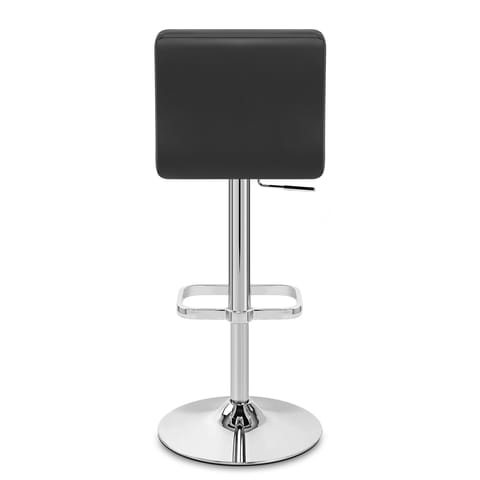Lush Chrome Stool Black