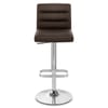 Lush Chrome Stool Brown