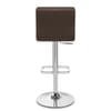 Lush Chrome Stool Brown