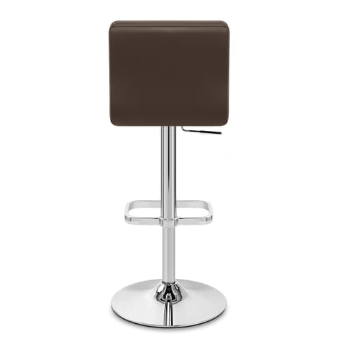 Lush Chrome Stool Brown