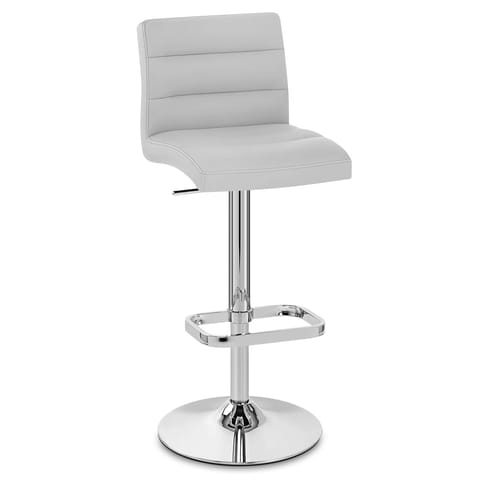 Lush Chrome Stool Grey