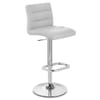 Lush Chrome Stool Grey