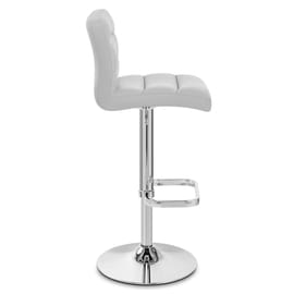 Lush Chrome Stool Grey