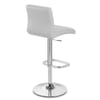 Lush Chrome Stool Grey