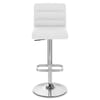 Lush Chrome Stool White