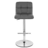 Grid Bar Stool Grey