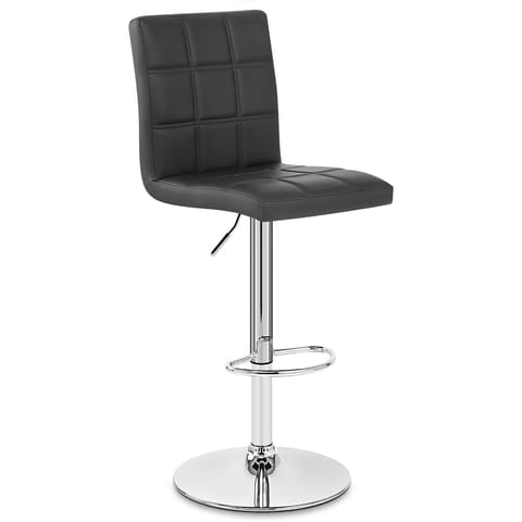 Criss Cross Bar Stool Black