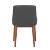 Jersey Chair Walnut & Grey Faux Leather