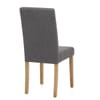 Columbus Oak Dining Chair Charcoal