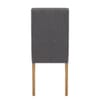 Columbus Oak Dining Chair Charcoal