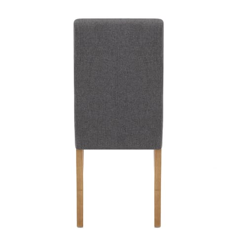 Columbus Oak Dining Chair Charcoal