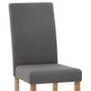 Columbus Oak Dining Chair Charcoal