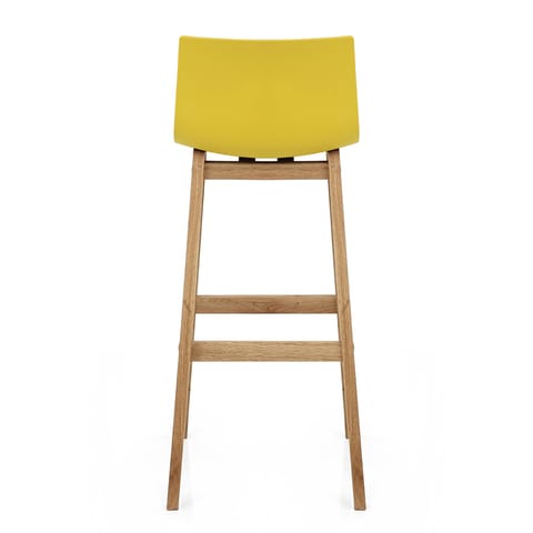 Drift Oak & Yellow Bar Stool