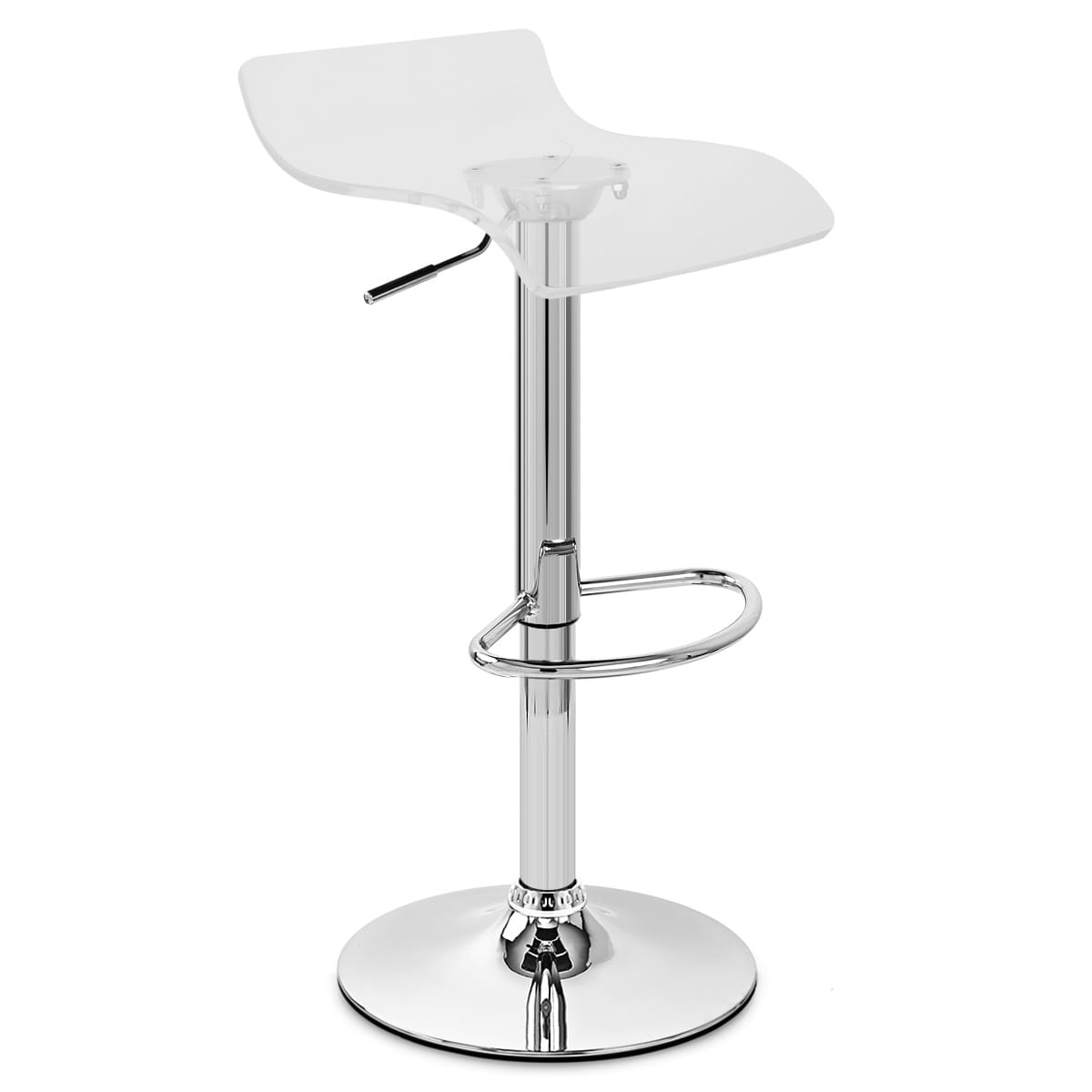 Shimmer Translucent Stool Clear Atlantic Shopping