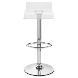 Shimmer Translucent Stool Clear