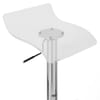 Shimmer Translucent Stool Clear