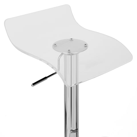 Shimmer Translucent Stool Clear