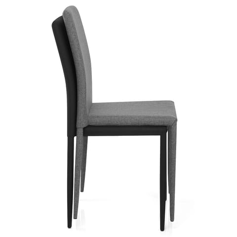 Joshua Dining Chair Light Grey Fabric