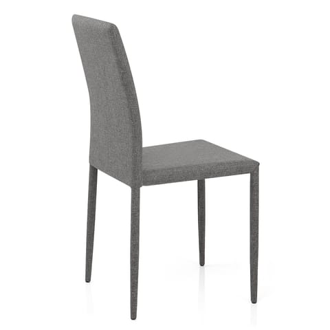 Joshua Dining Chair Light Grey Fabric