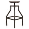 Vintage Revolution Stool Dark Wood