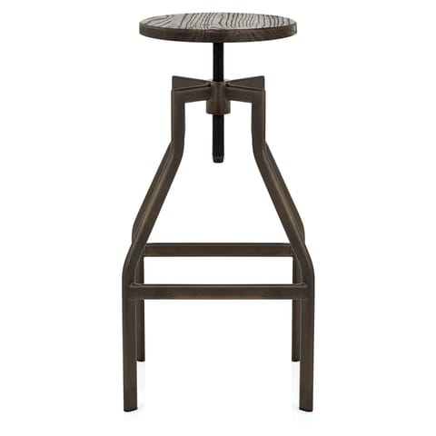 Vintage Revolution Stool Dark Wood