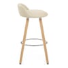 Jive Wooden Stool Cream