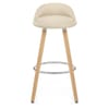 Jive Wooden Stool Cream