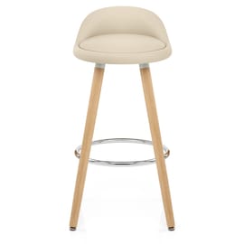 Jive Wooden Stool Cream
