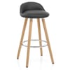 Jive Wooden Stool Grey
