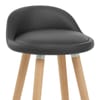 Jive Wooden Stool Grey