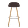 Jive Wooden Stool Brown