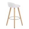 Jive Wooden Stool White