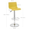 Serena Bar Stool Yellow