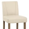 Chartwell Stool Cream Faux Leather