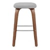 Stockholm Bar Stool Grey