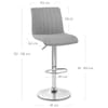 Debut Bar Stool Grey