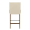 Chartwell Stool Cream Faux Leather