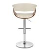 Grafton Stool Walnut & Cream