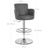 Chateau Bar Stool Grey