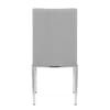 Taurus Dining Chair Light Grey Fabric