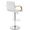 Burton Oak Bar Stool White