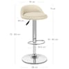 Lulu Bar Stool Cream