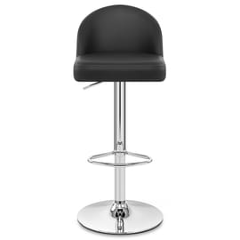 Mimi Chrome Stool Black