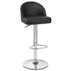 Mimi Chrome Stool Black