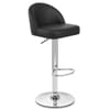 Mimi Chrome Stool Black