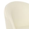 Mimi Brushed Steel Stool Cream