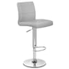 Chrome Breakfast Bar Stool Grey