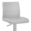 Chrome Breakfast Bar Stool Grey