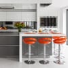 Crescent Bar Stool Orange