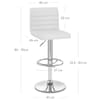 Mint Bar Stool White